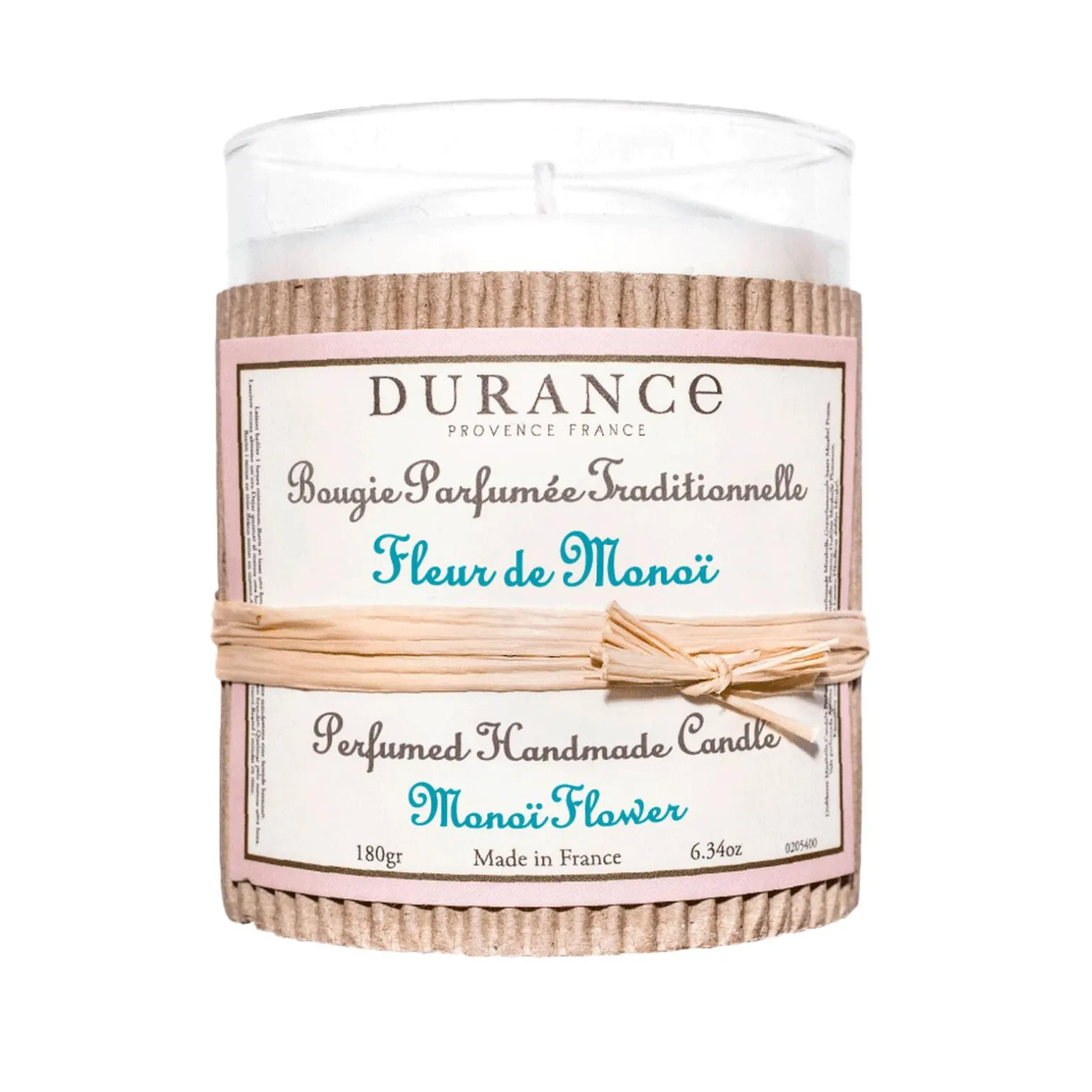 Durance Bougie parfumée TRADITIONNELLE Fleur de Monoi - 4MURS