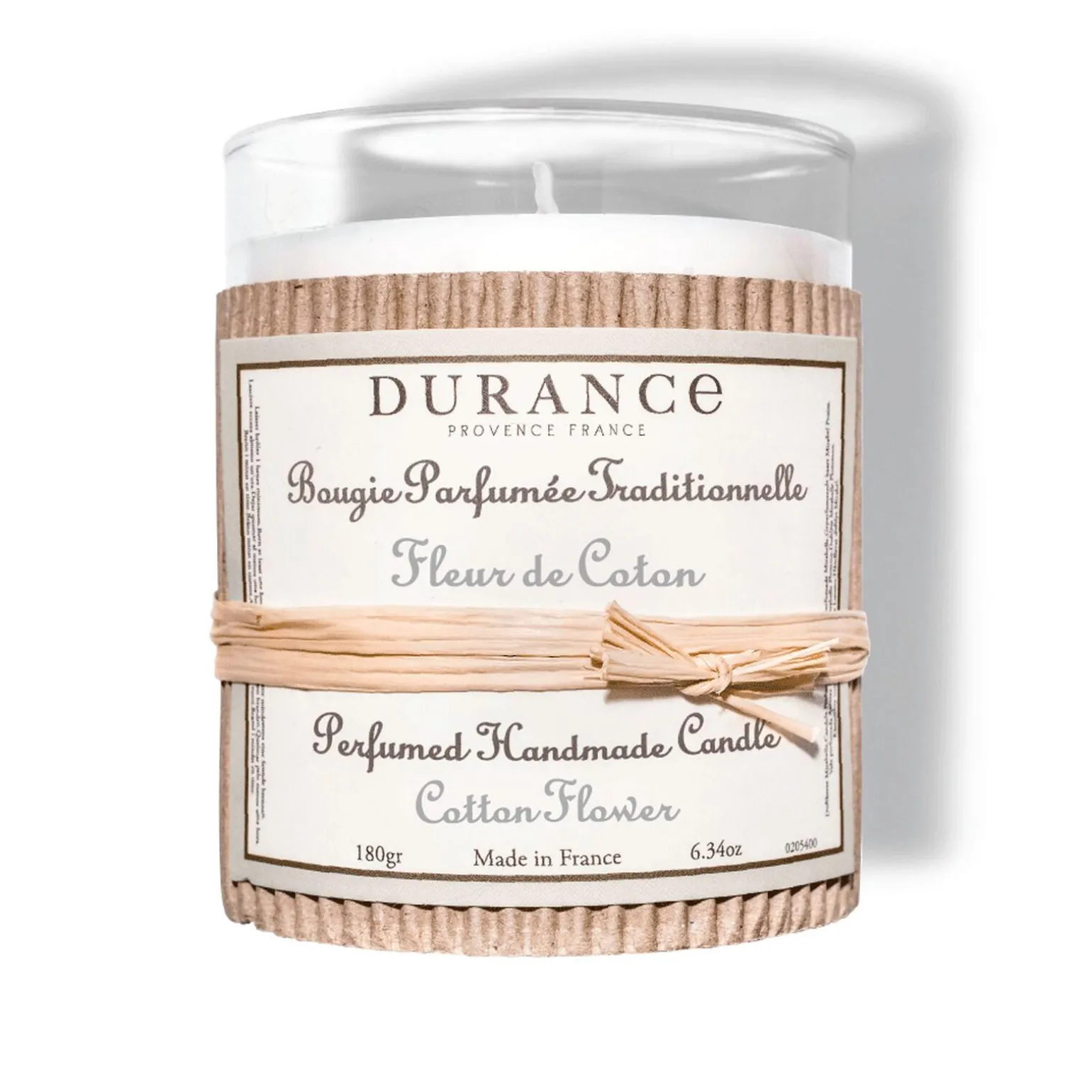 Durance Bougie parfumée TRADITIONNELLE Fleur de coton - 4MURS