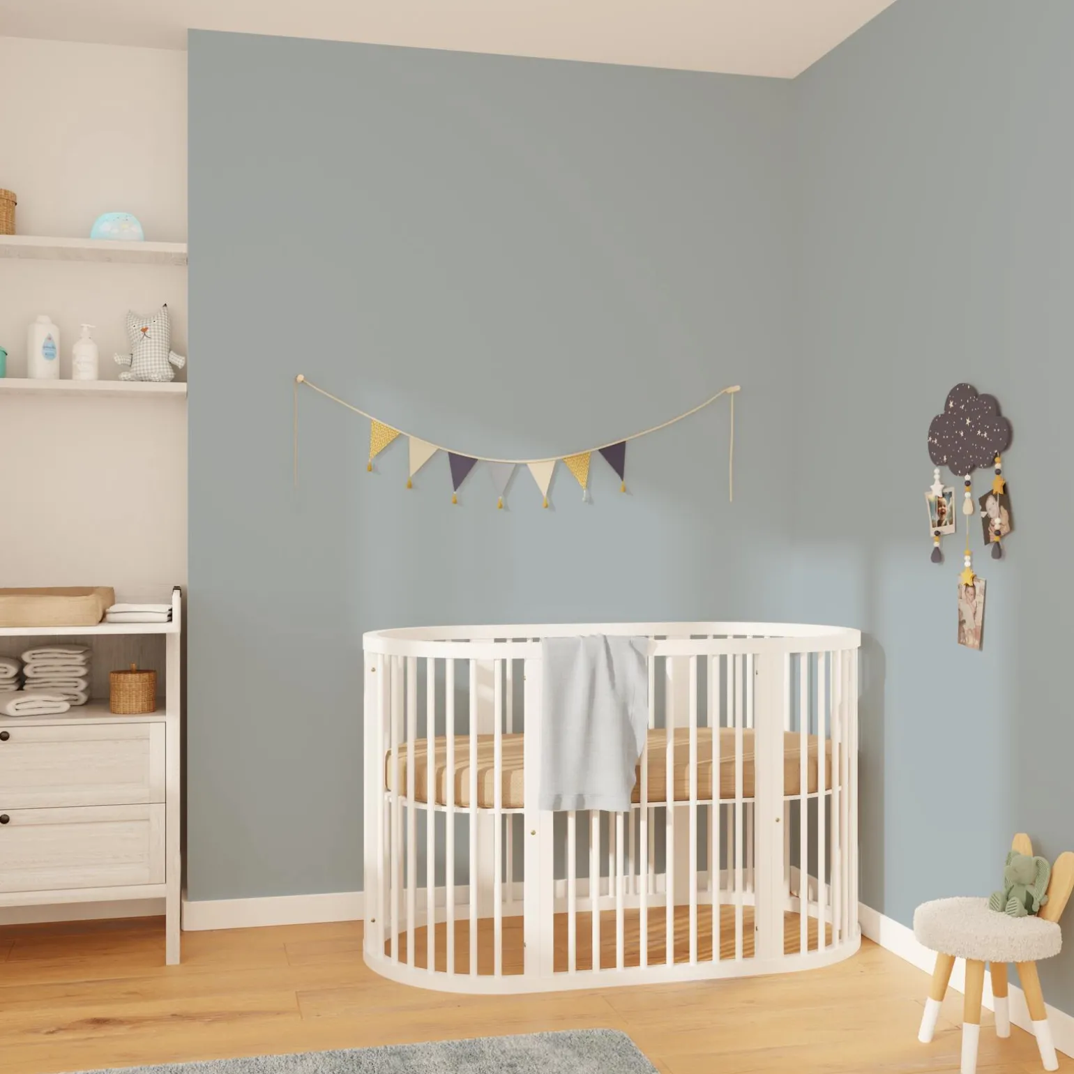 ECO ID Peinture ECO Peinture azur Satiné 2 L - 4MURS