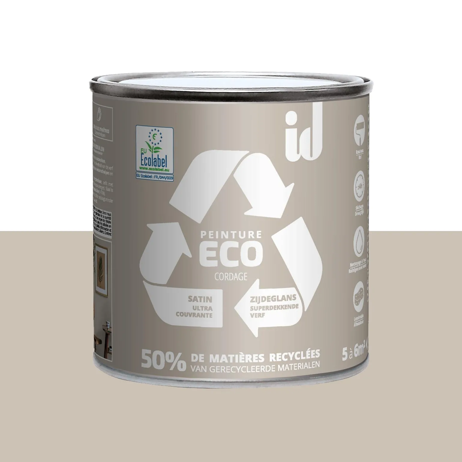 ECO ID Peinture ECO Peinture cordage Satiné 0,5 L - 4MURS