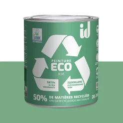 ECO ID Peinture ECO Peinture olive Satiné 2 L - 4MURS