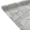 ELLE DECORATION Papier peint intissé DWEN blanc et argenté - 4MURS