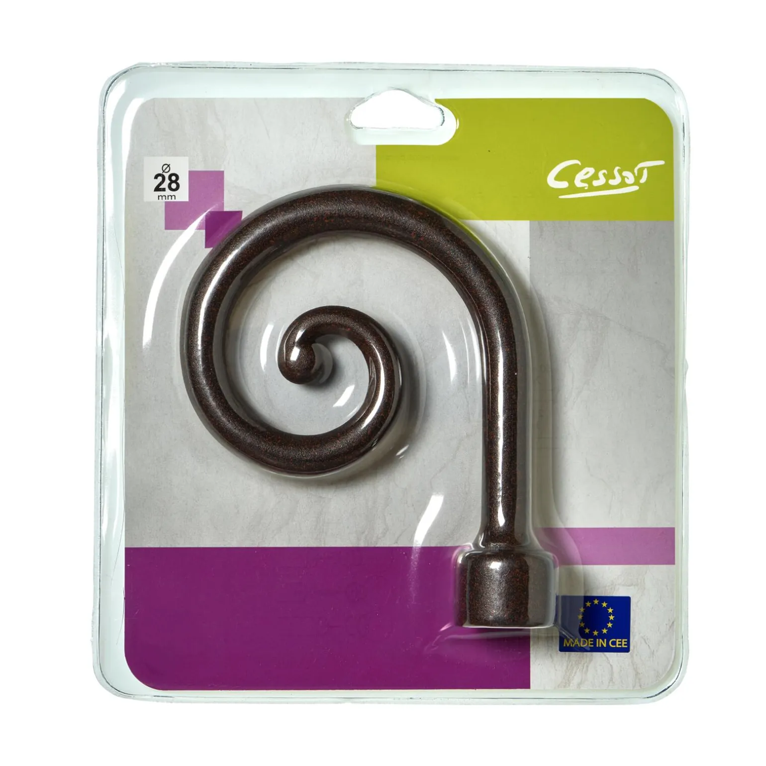 Embout OXYDE coloris rouille - 4MURS