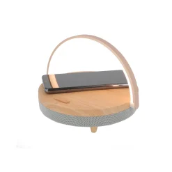 Enceinte LED BOIS BLUETOOTH coloris bois - 4MURS