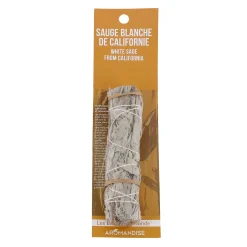 Encens du monde Baton encens TRESSE SAUGE BLANCHE CALIFORNIE - 4MURS