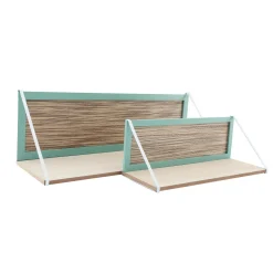 Etagère en bois NOMA coloris vert d'eau - 4MURS