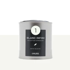Expression Peinture Finition Peinture blanc infini Satiné 0,5 L