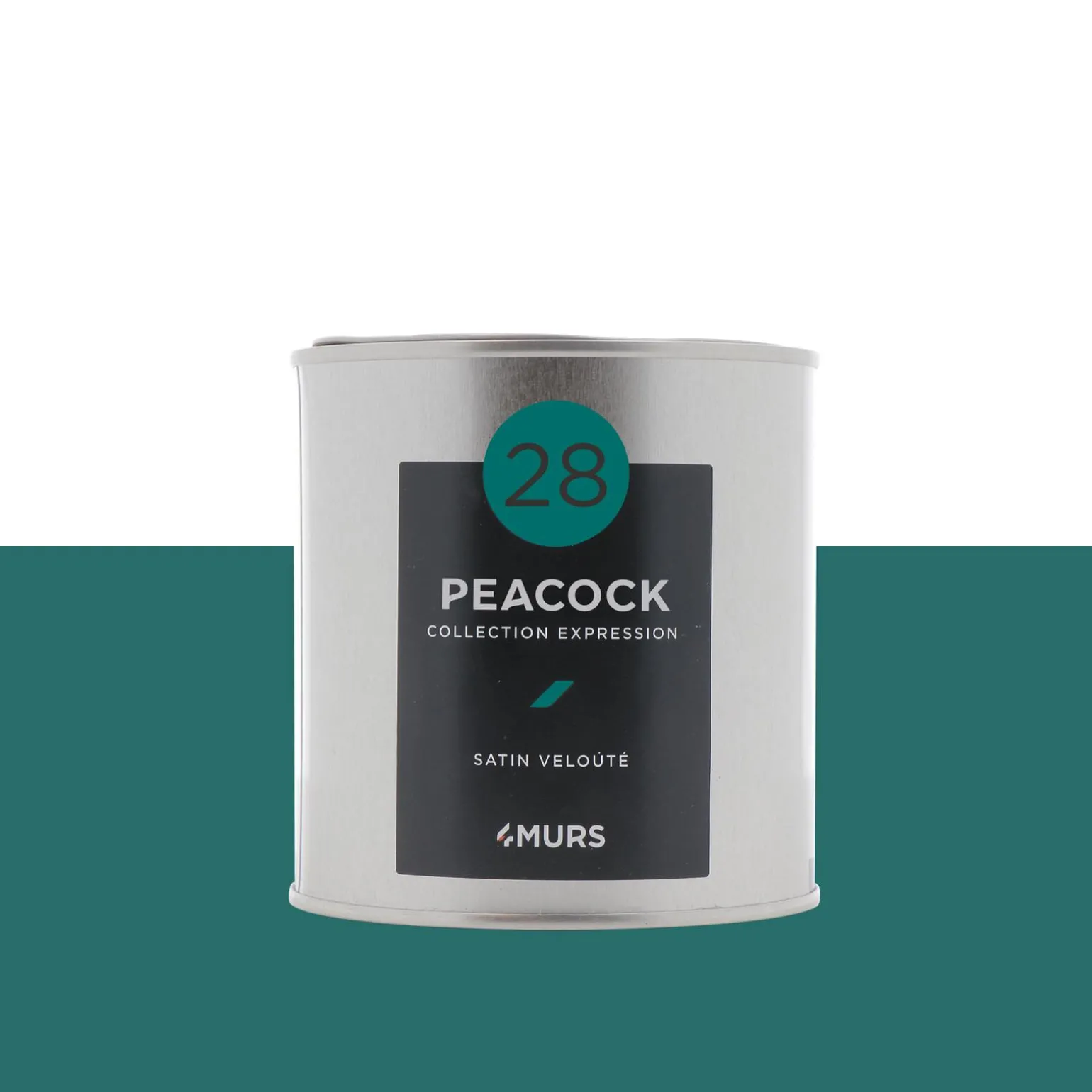 Expression Peinture Finition Peinture peacock Satiné 0,5 L - 4MURS