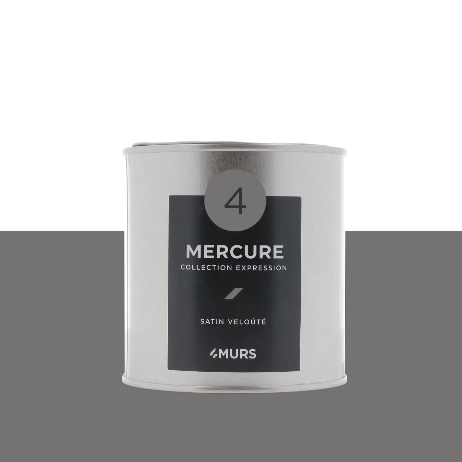 Expression Peinture Finition Peinture mercure Satiné 0,5 L - 4MURS