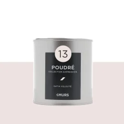 Expression Peinture Finition Peinture blanc poudré Satiné 0,5 L