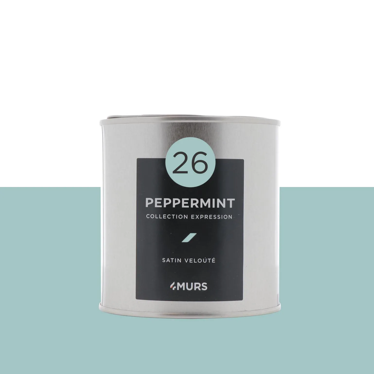 Expression Peinture Finition Peinture peppermint Satiné 0,5 L - 4MURS