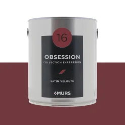 Expression Peinture Multi-supports Peinture rouge obsession Satiné