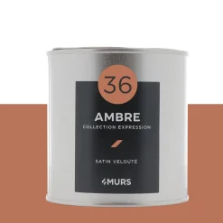 Expression Peinture Peinture ambre Satiné 0,5 L - 4MURS