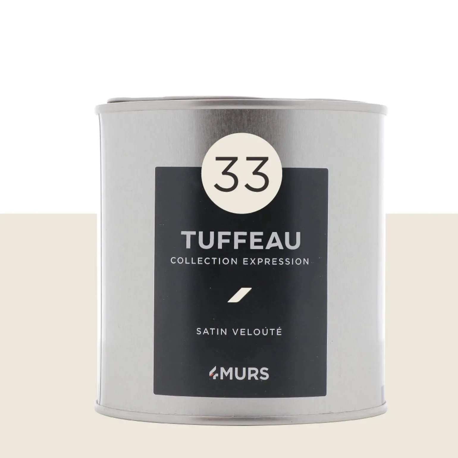 Expression Peinture Peinture Tuffeau Satiné 0,5 L - 4MURS