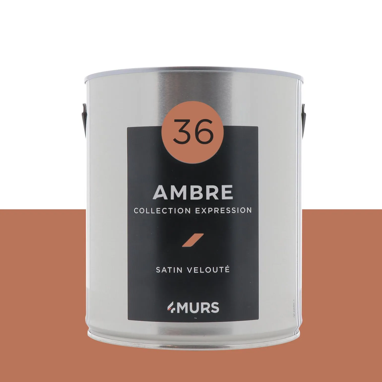 Expression Peinture Peinture ambre Satiné 2,5 L - 4MURS