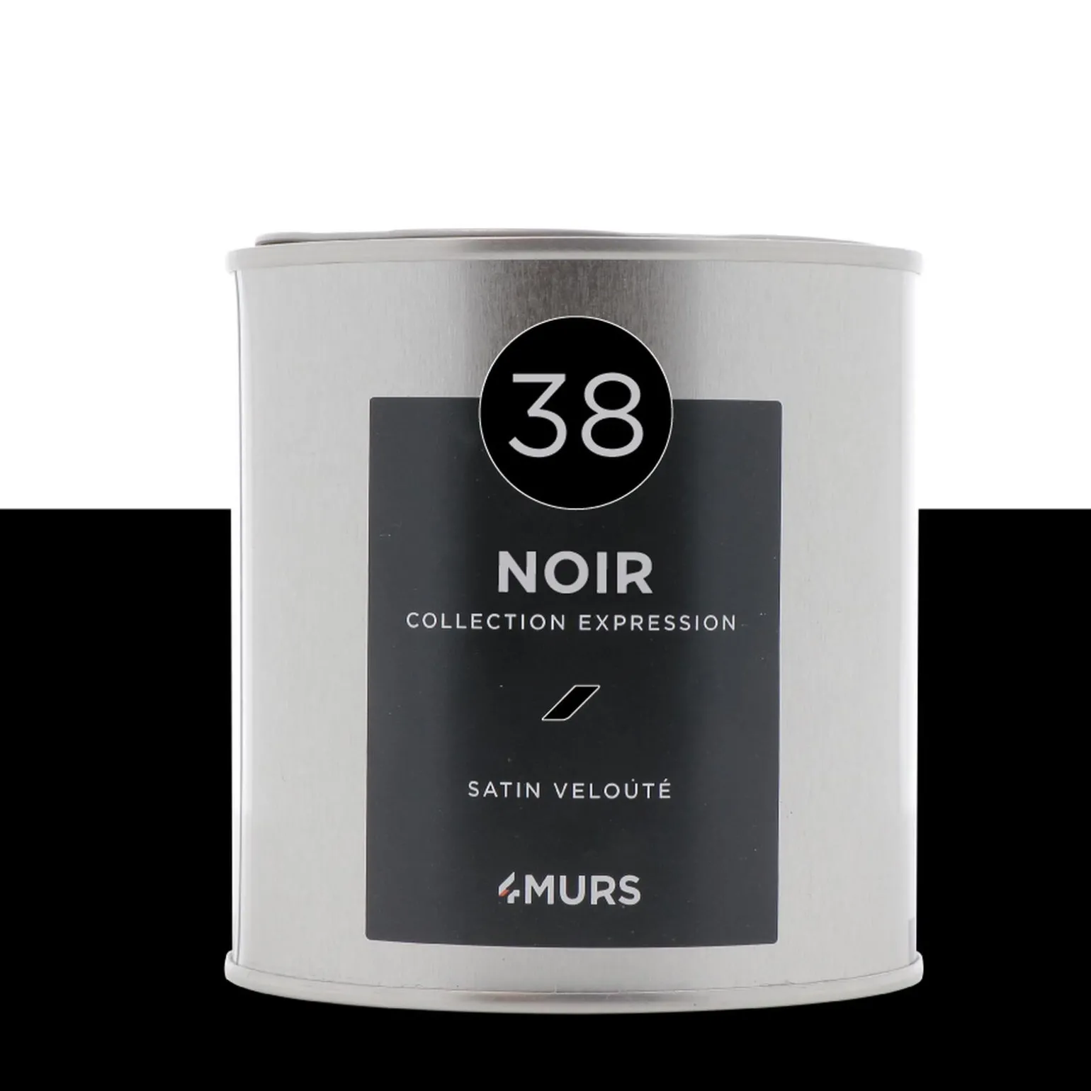 Expression Peinture Peinture noir Satiné 0,5 L - 4MURS