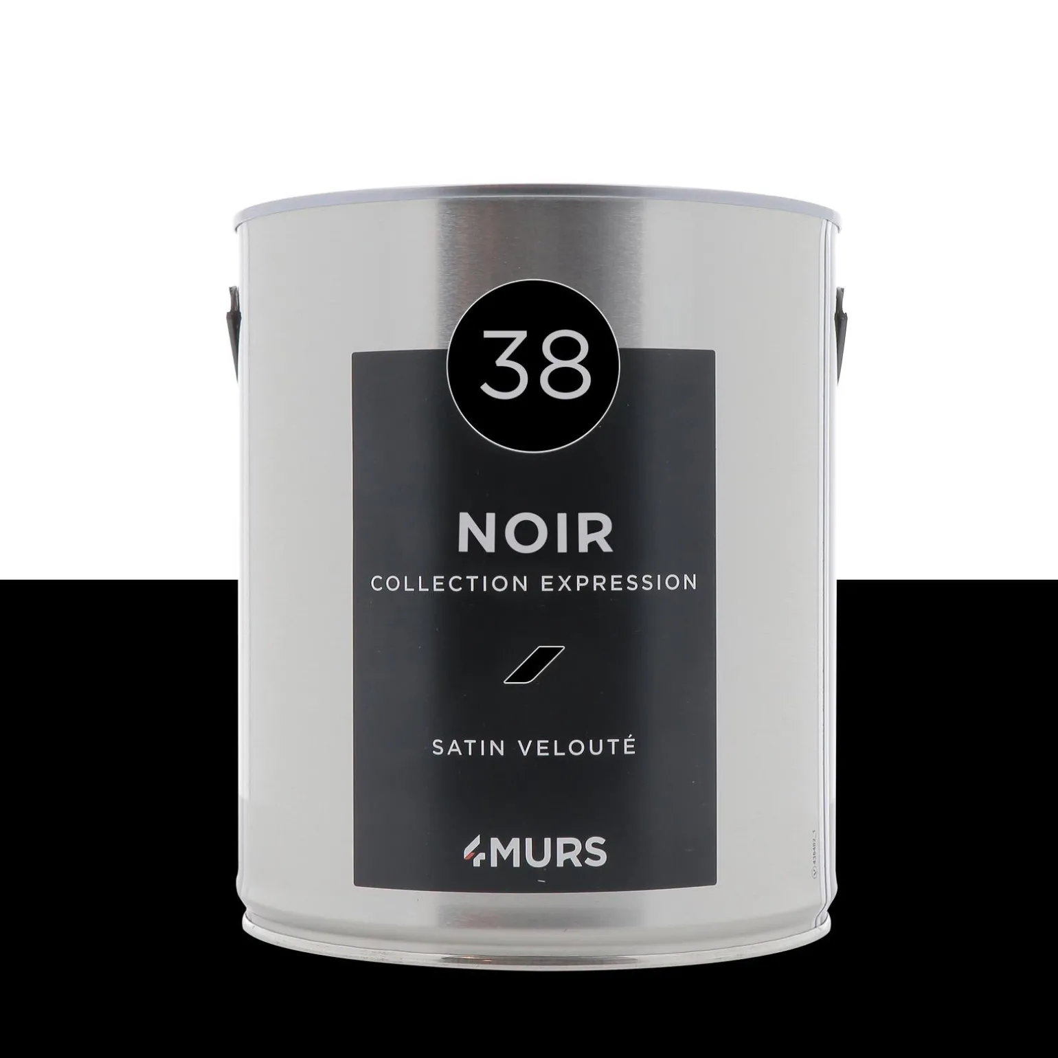 Expression Peinture Peinture noir Satiné 2,5 L - 4MURS