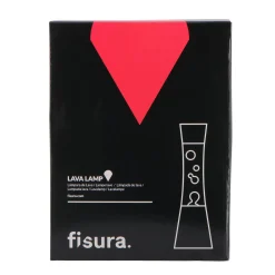 Fisura Lampe à lave LAVA SILVER coloris argent 39,5 x 11 cm - 4MURS