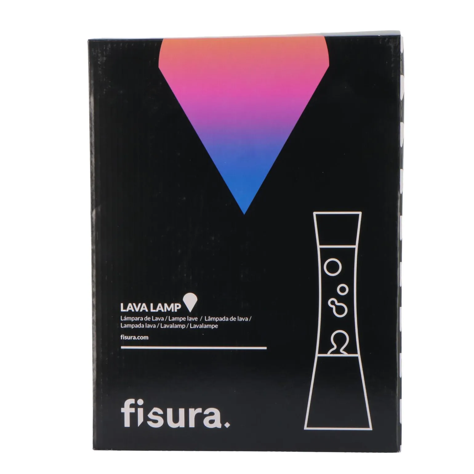 Fisura Lampe à lave LAVA WHITE coloris blanc 39,5 x 11 cm - 4MURS