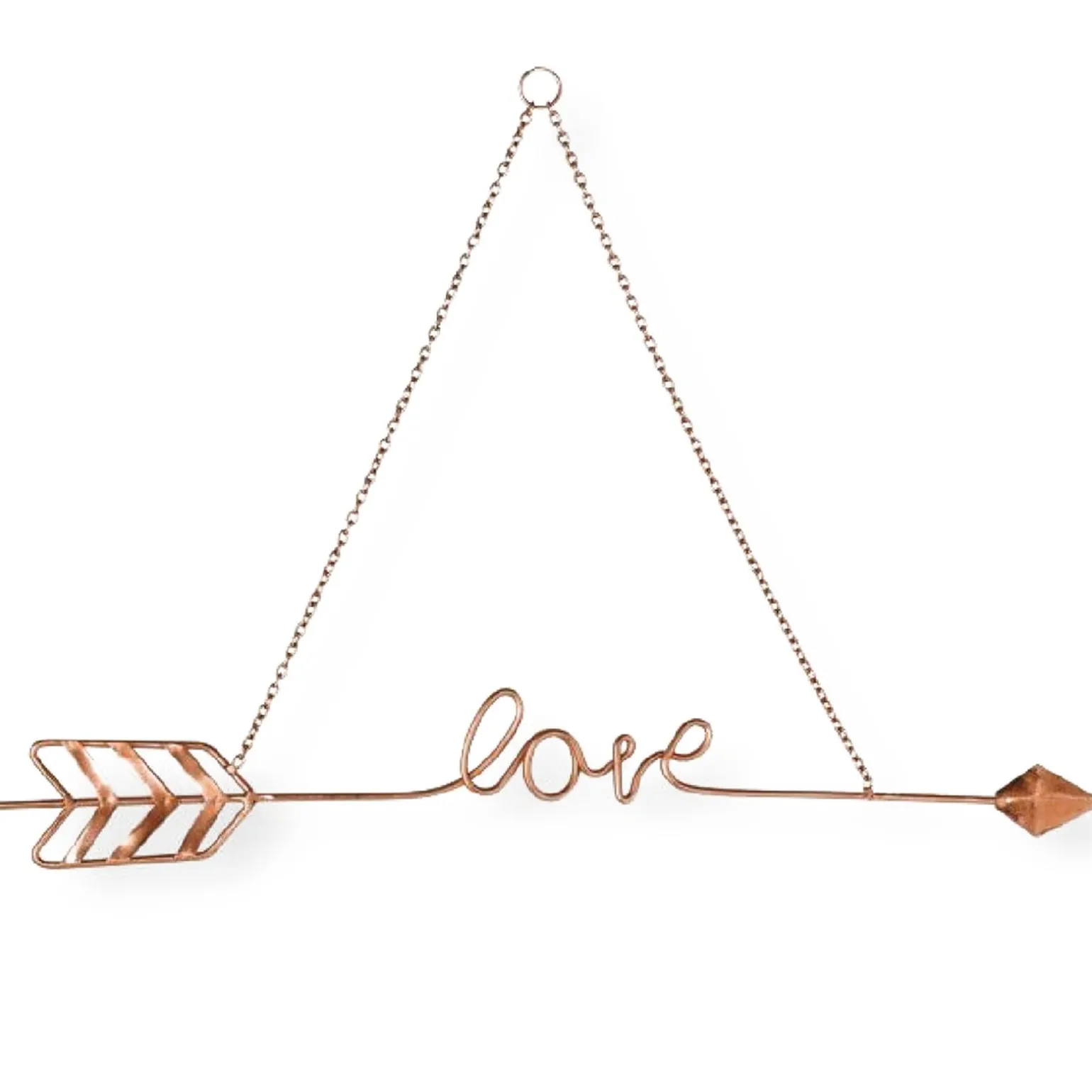 Fléche décorative ARROW LOVE coloris cuivre rose - 4MURS