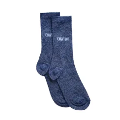 Félicie aussi Chaussettes CHATON PAILLETTES 36/40 bleu - 4MURS
