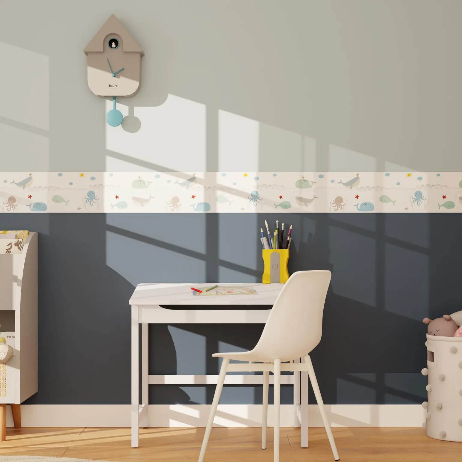 Frise adhésive ABY coloris multicolore - 4MURS