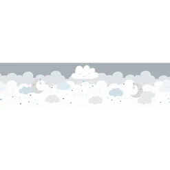Frise adhésive NEBIOLO coloris bleu ciel - 4MURS