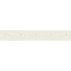 Frise adhésive VOLUPTA coloris blanc pailleté - 4MURS