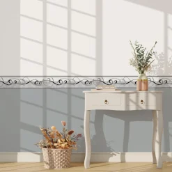 Frise vinyle RUBAN coloris gris perle - 4MURS