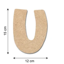 Gomille Décobois à peindre lettre U - 4MURS