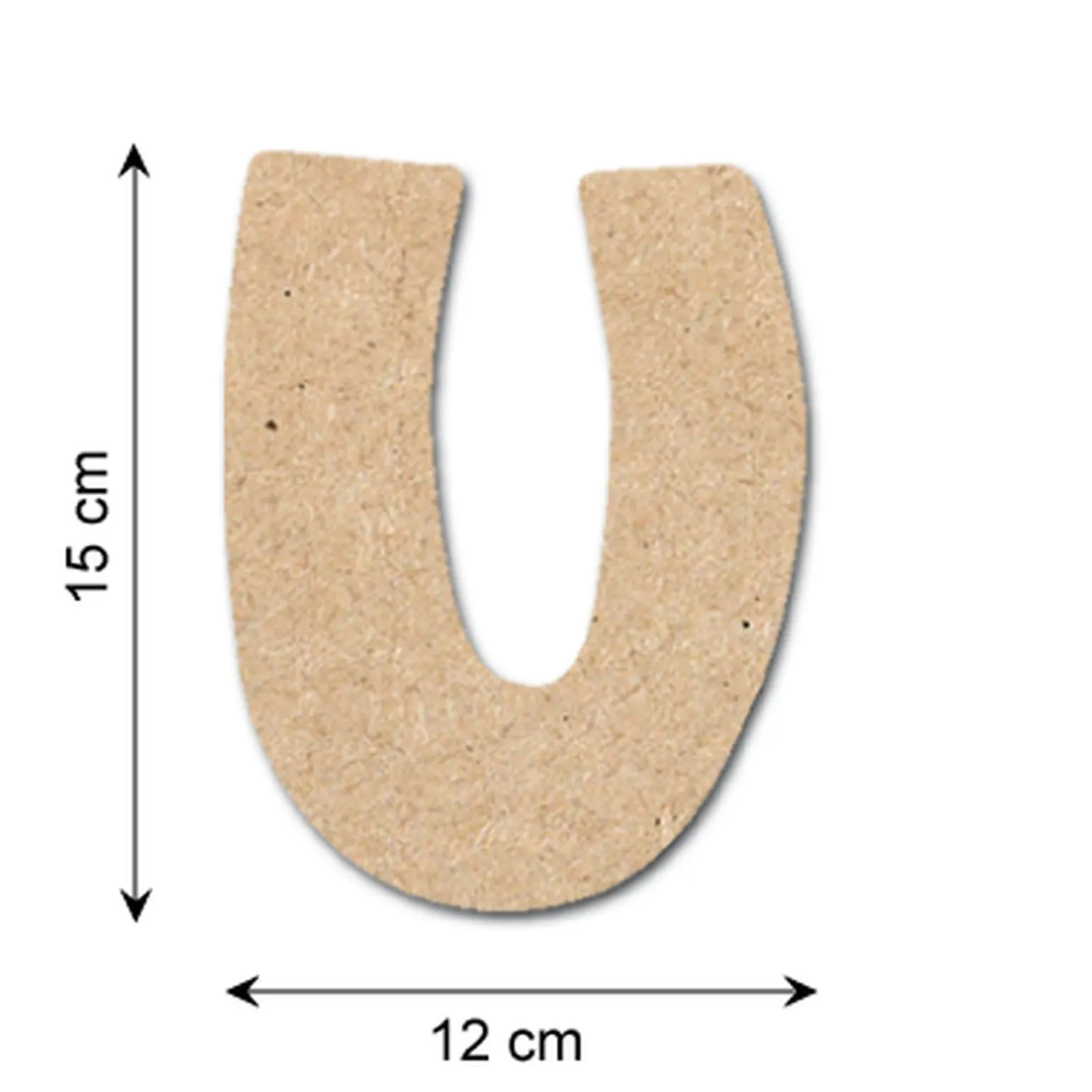 Gomille Décobois à peindre lettre U - 4MURS