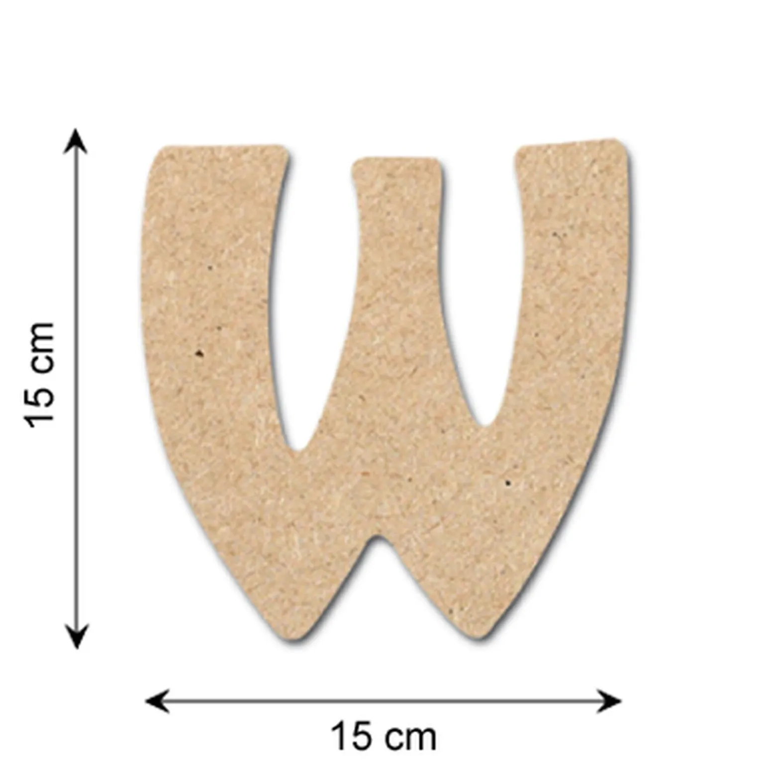 Gomille Décobois à peindre lettre W - 4MURS