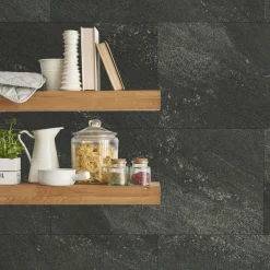 Grosfillex Revêtement à coller GX WALL+ STONE gris anthracite - 4MURS
