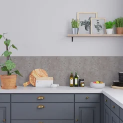 Grosfillex Revêtement à coller GX WALL+ GREY CONCRETE gris - 4MURS
