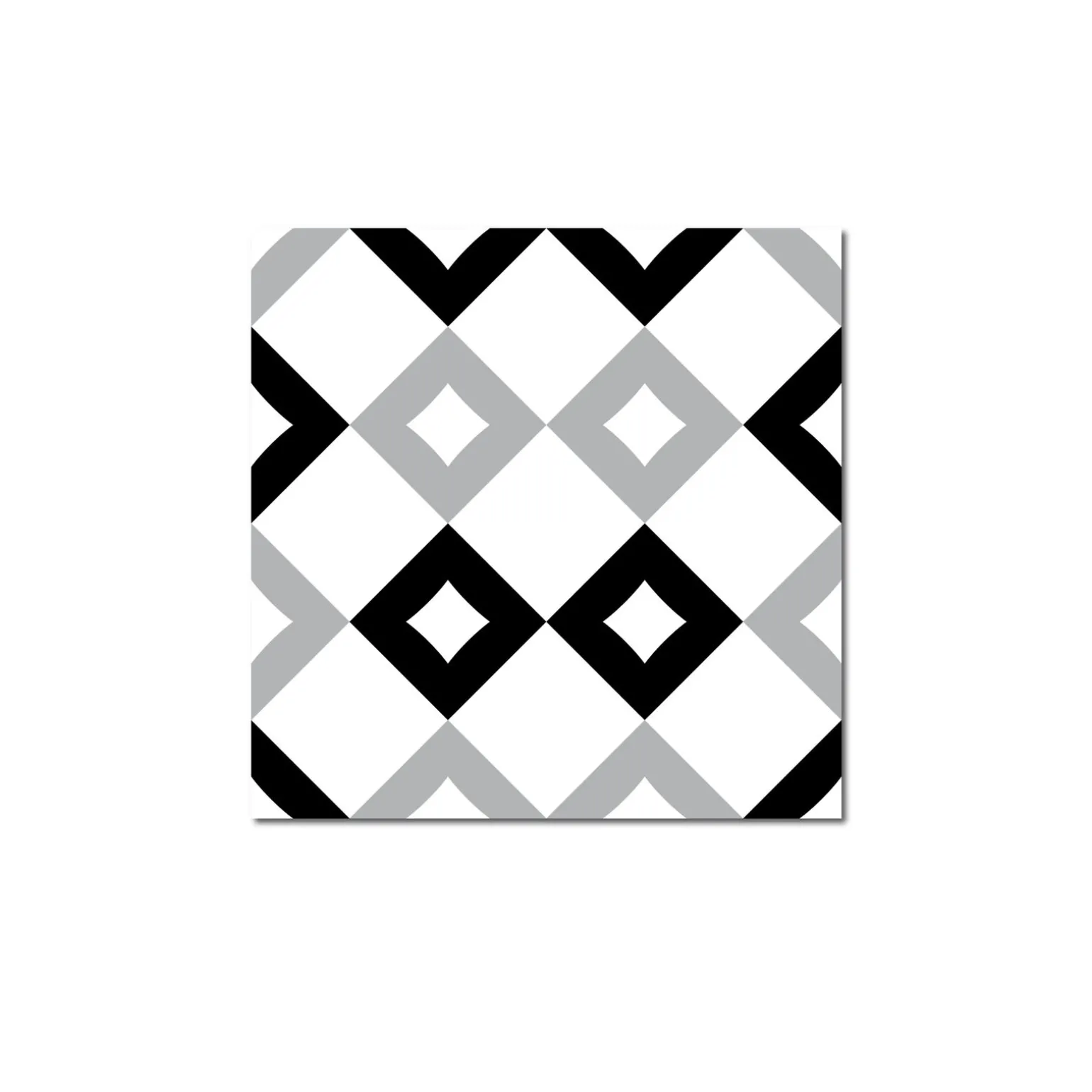 Grosfillex Revêtement adhésif SOCHIC SQUARE DAMIER noir - 4MURS