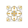 Grosfillex Revêtement adhésif SOCHIC SQUARE FLORE jaune - 4MURS