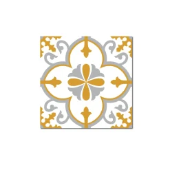 Grosfillex Revêtement adhésif SOCHIC SQUARE FLORE jaune - 4MURS
