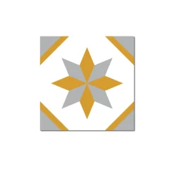 Grosfillex Revêtement adhésif SOCHIC SQUARE ROSACE gris - 4MURS