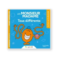 Hachette Pratique Livre enfant MONSIEUR MADAME TOUS DIFFÉRENTS - 4MURS