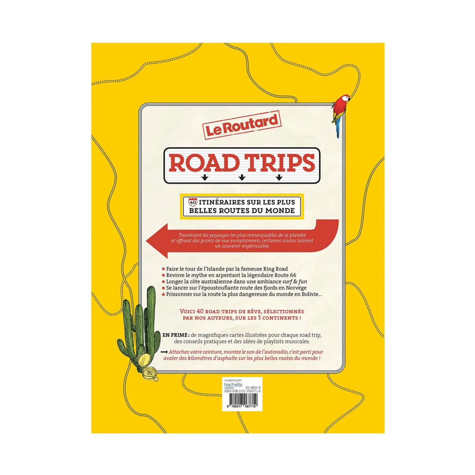 Hachette Pratique Livre voyage et nature ROAD TRIPS - 4MURS