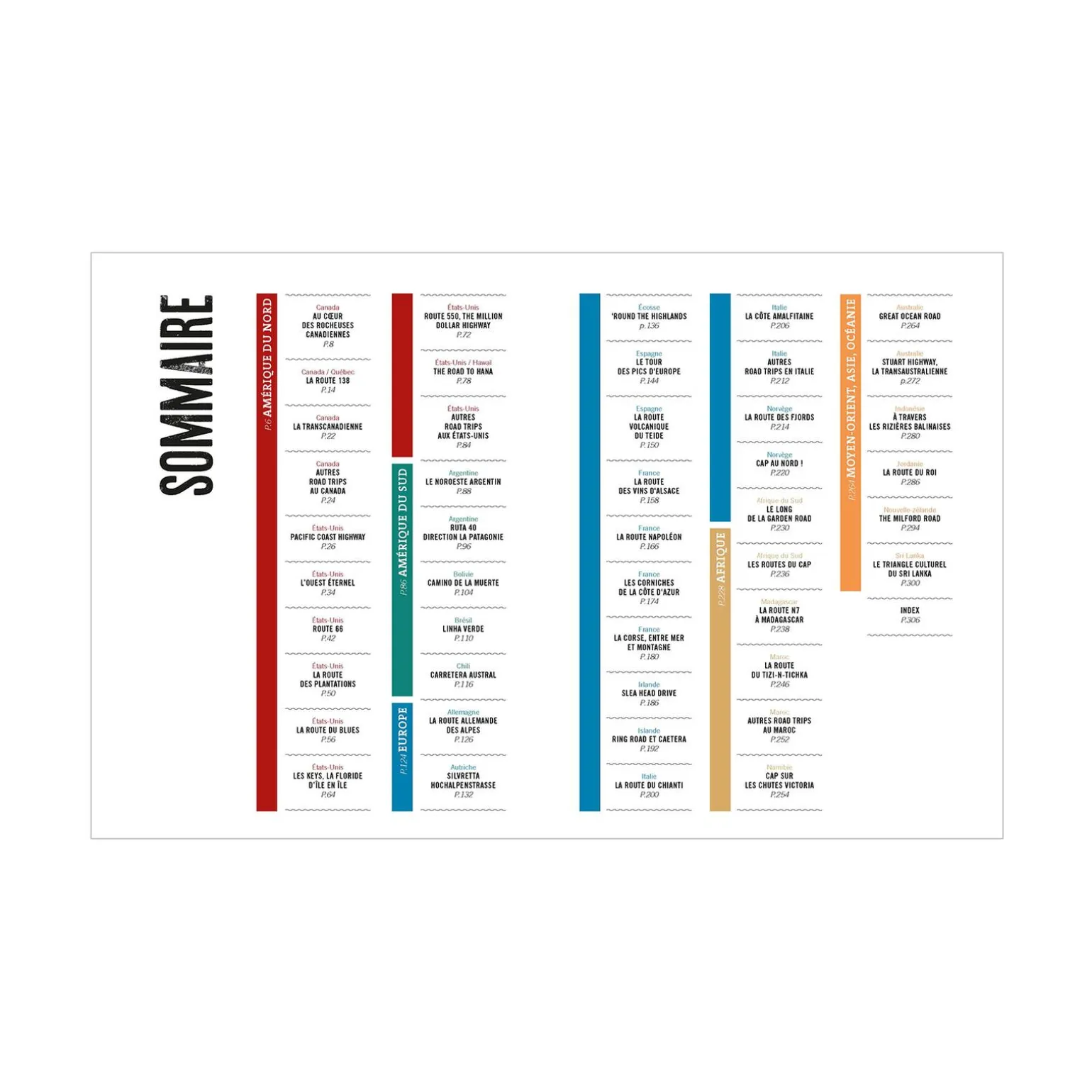 Hachette Pratique Livre voyage et nature ROAD TRIPS - 4MURS