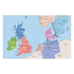 Hachette Pratique Livre voyage et nature L'EUROPE DU NORD EN TRAIN