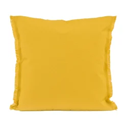 Haomy Housse de coussin BIMINI coloris curry 45 x 45 cm - 4MURS