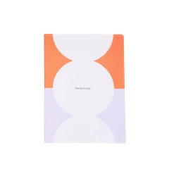 HELIO FERRETTI Carnet ALWAYS TODAY coloris Orange/Violet - 4MURS