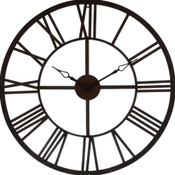 Horloge en métal GRÉGOIRE coloris brun - 4MURS