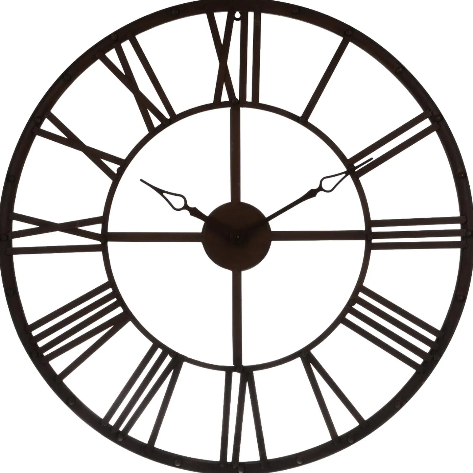Horloge en métal GRÉGOIRE coloris brun - 4MURS
