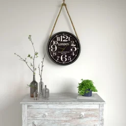 Horloge en métal STAN coloris noir - 4MURS