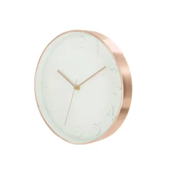 Horloge LAUGE coloris blanc et rose - 4MURS