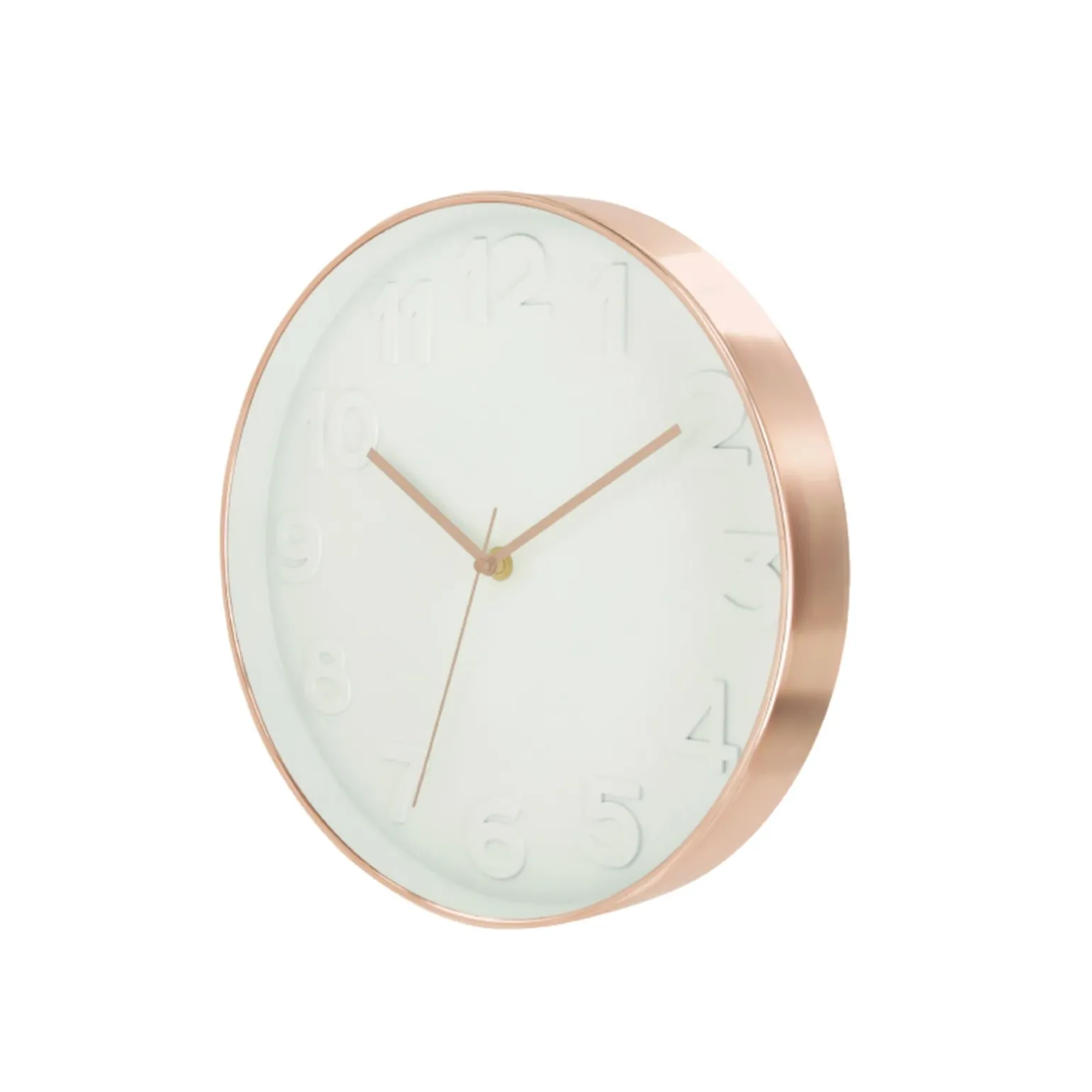 Horloge LAUGE coloris blanc et rose - 4MURS