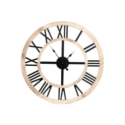 Horloge ROMAN coloris noir et beige - 4MURS